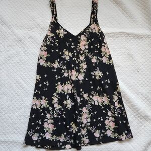 Floral Mesh Slip